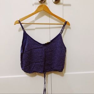 Tie in the front crop top